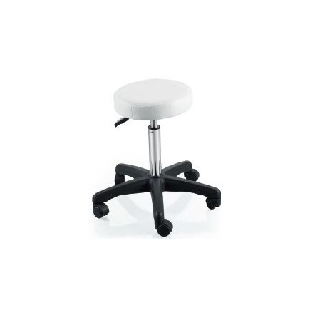 White Gas Lift Salon Stool