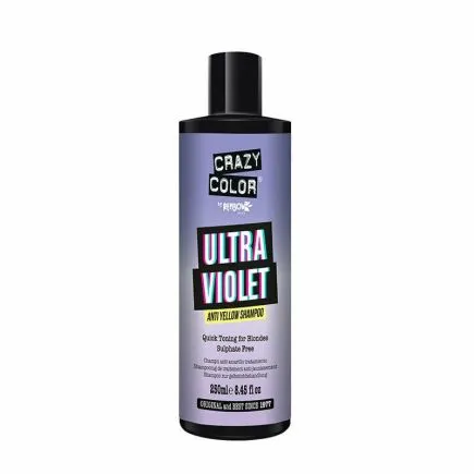 Crazy Color Ultra Violet Anti-Yellow Shampoo 250ml