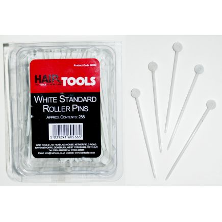 Hair Tools White Standard Roller Pins (288pk)