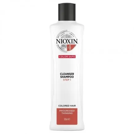 NIOXIN System 4 Cleanser Shampoo for Coloured Hair with Progressed Thinning 300ml