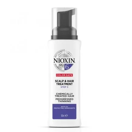 NIOXIN System 6 Scalp & Hair Treatment for Chemically Treated Hair with Progressed Thinning 100ml