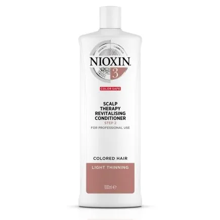 NIOXIN System 3 Scalp Therapy Conditioner for Coloured Hair with Light Thinning 1000ml