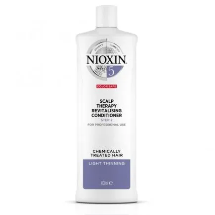 NIOXIN System 5 Scalp Therapy Conditioner for Chemically Treated Hair with Light Thinning 1000ml