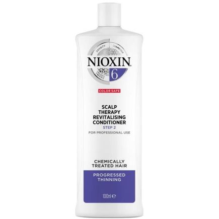 NIOXIN System 6 Scalp Therapy Conditioner for Chemically Treated Hair with Progressed Thinning 1000ml