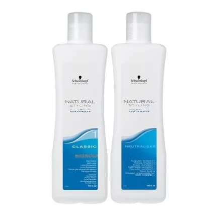 Schwarzkopf Professional Natural Styling Hydrowave Classic Perm + Neutraliser 2 x 1000ml (1 - Normal Hair)