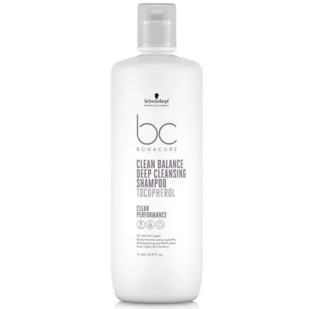 Schwarzkopf Professional BC Bonacure Clean Balance Deep Cleansing Shampoo 1000ml