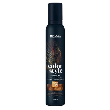 Indola Color Style Mousse Light Brown Hazel (200ml)