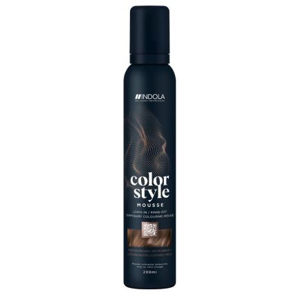 Indola Color Style Mousse Medium Brown (200ml)