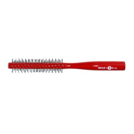 Head Jog 105 Red Lacquer Wooden Radial Brush - Small