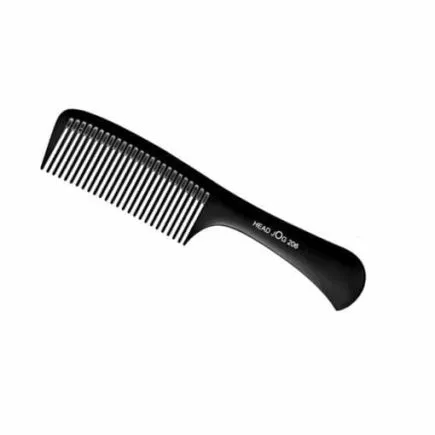 Head Jog 206 Detangle Comb Black