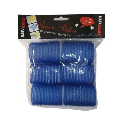 Hair Tools Snooze Rollers Blue 40mm (6)