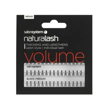 Salon System Individual Lashes Flare Black - Medium