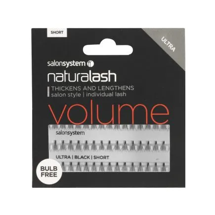 Salon System Individual Lashes Ultra Black - Short