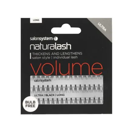 Salon System Individual Lashes Ultra Black - Long