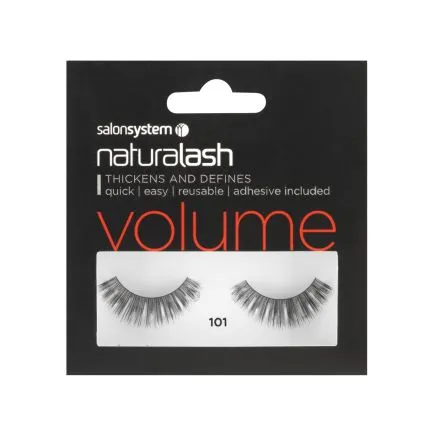 Salon System Naturalash Strip Lashes 101 Black (Volume)