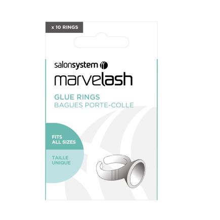 Salon System Marvelash Glue Rings (10pk)