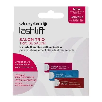 Salon System Lash and Brow Lift Sachet Trio Pack