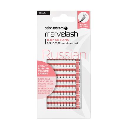 Salon System Marvelash Russian 6D Fan Lashes (Assorted)