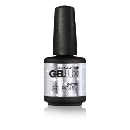 Gellux Silver Crystal (Glitter) Gel Polish 15ml