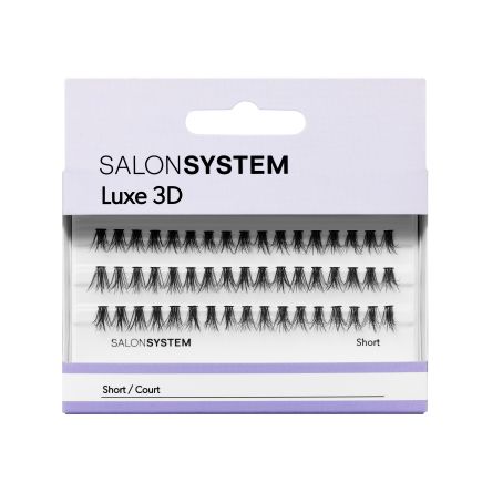 Salon System Individual Lashes Luxe 3D Short