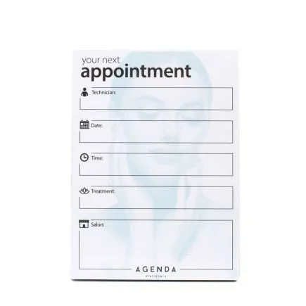 Agenda Appointment Cards Beauty