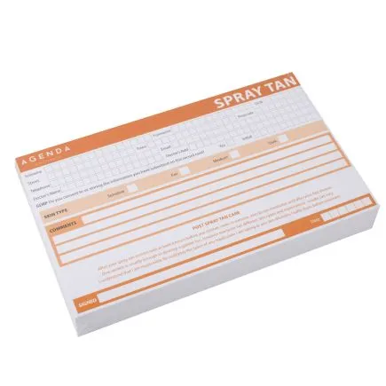 Agenda Record Cards Spray Tan