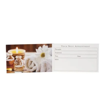 Agenda Beauty Appointment Cards Daisy 100pk