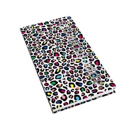 Agenda Appointment Book Coloured Leopard Print (3 Assistant)