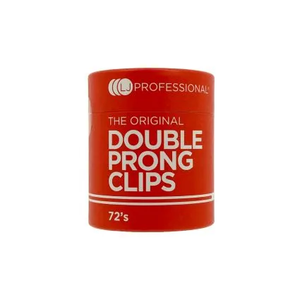 LJ Double Prong Curl Clips (72pk)