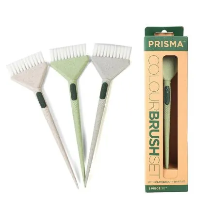 Prisma Colour Master Bamboo Tint Brush Set (3pk) Pink/Green/Grey