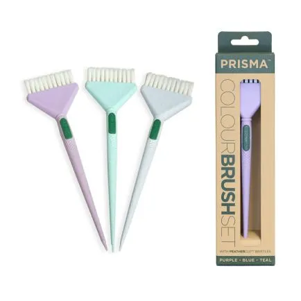 Prisma Colour Master Bamboo Tint Brush Set (3pk) Teal/Blue/Purple