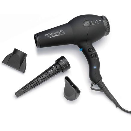 Diva Pro Ultima 5000 Pro Hair Dryer Black