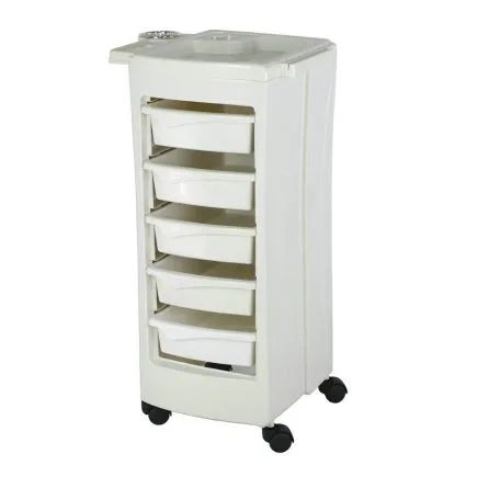 Crewe Orlando King Salon Trolley White