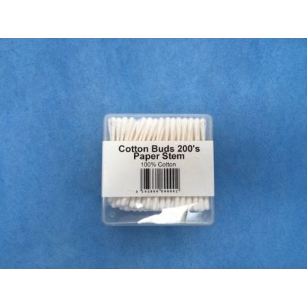 Paper Stem Cotton Buds 200pk