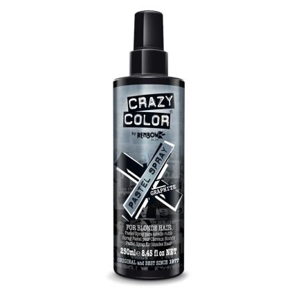 Crazy Color Pastel Spray Temporary Hair Colour Graphite (250ml)