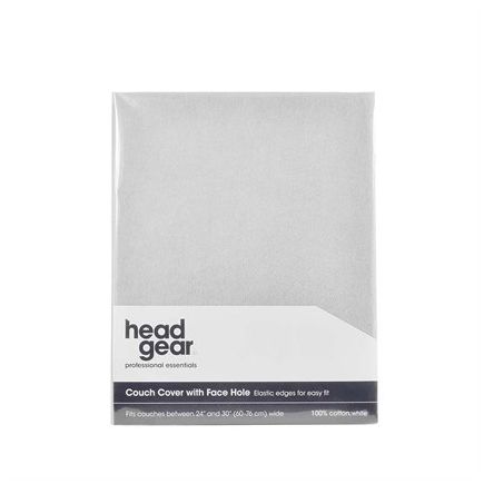 Head Gear Couch Cover with Face Hole - White