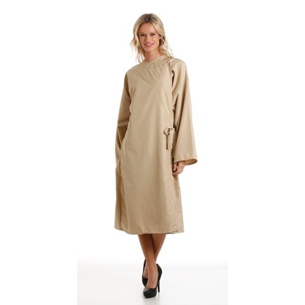 Feel For Hair Rapport Gown Microfibre Fabric Stone with Poppers