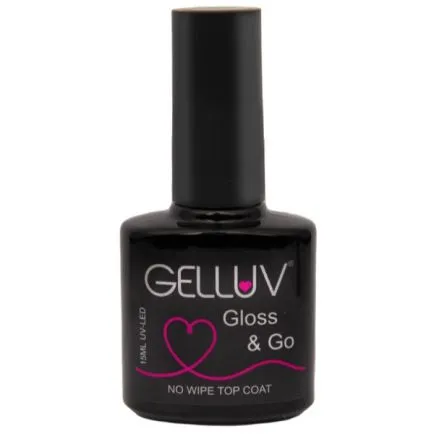 Gelluv Gloss & Go No Wipe Top Coat (8ml)