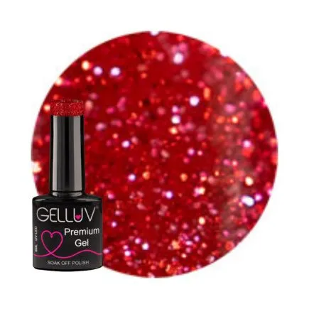 Gelluv All That Glitters Collection Gel Polish Candy Cane (8ml)