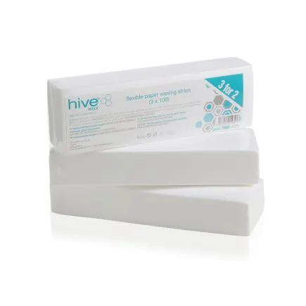 Hive Flexible Paper Waxing Strips (100) 3 For 2 Pack