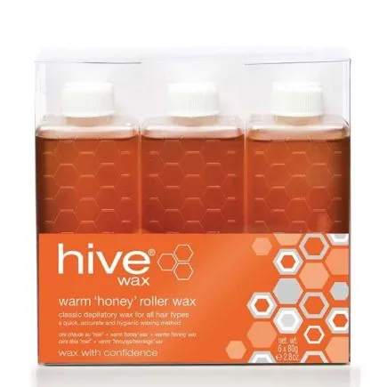 Hive Warm Honey Roller Wax Cartridges 80g (6pk)