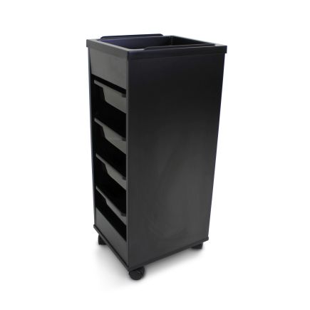 REM Stadium Salon Trolley (Flat Top) Black