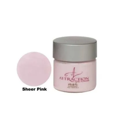 NSI Attraction Acrylic Powder Sheer Pink (40g)