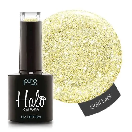 Halo Ice Crystals Collection Gel Polish Gold Leaf (8ml)