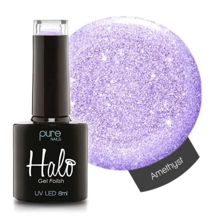 Halo Ice Crystals Collection Gel Polish Amethyst (8ml)