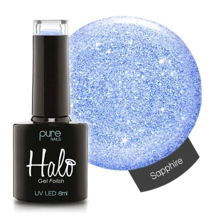 Halo Ice Crystals Collection Gel Polish Sapphire (8ml)