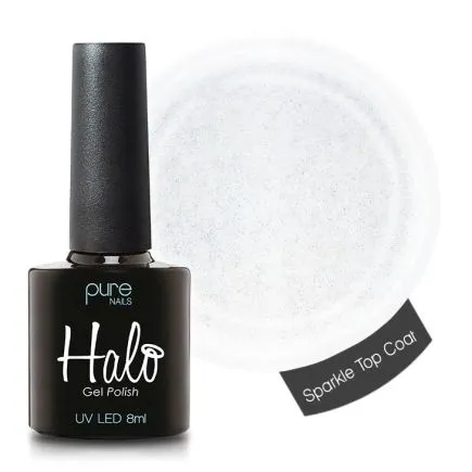 Halo Sparkle Non-Wipe Top Coat (8ml)