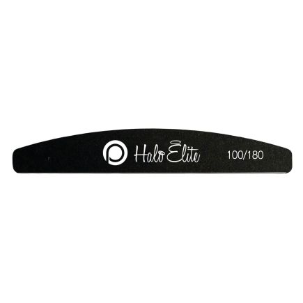 Halo Elite Black Moon Nail Foam Files 100/180 (5pk)