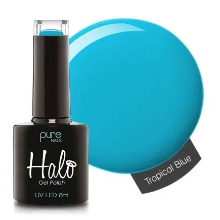 Halo Beach Party Collection Gel Polish Tropical Blue (8ml)