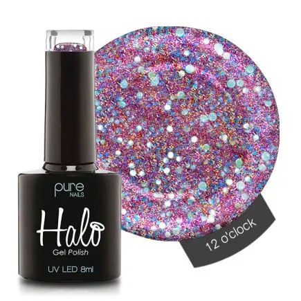 Halo NYE Collection Gel Polish 12 O'Clock (8ml)